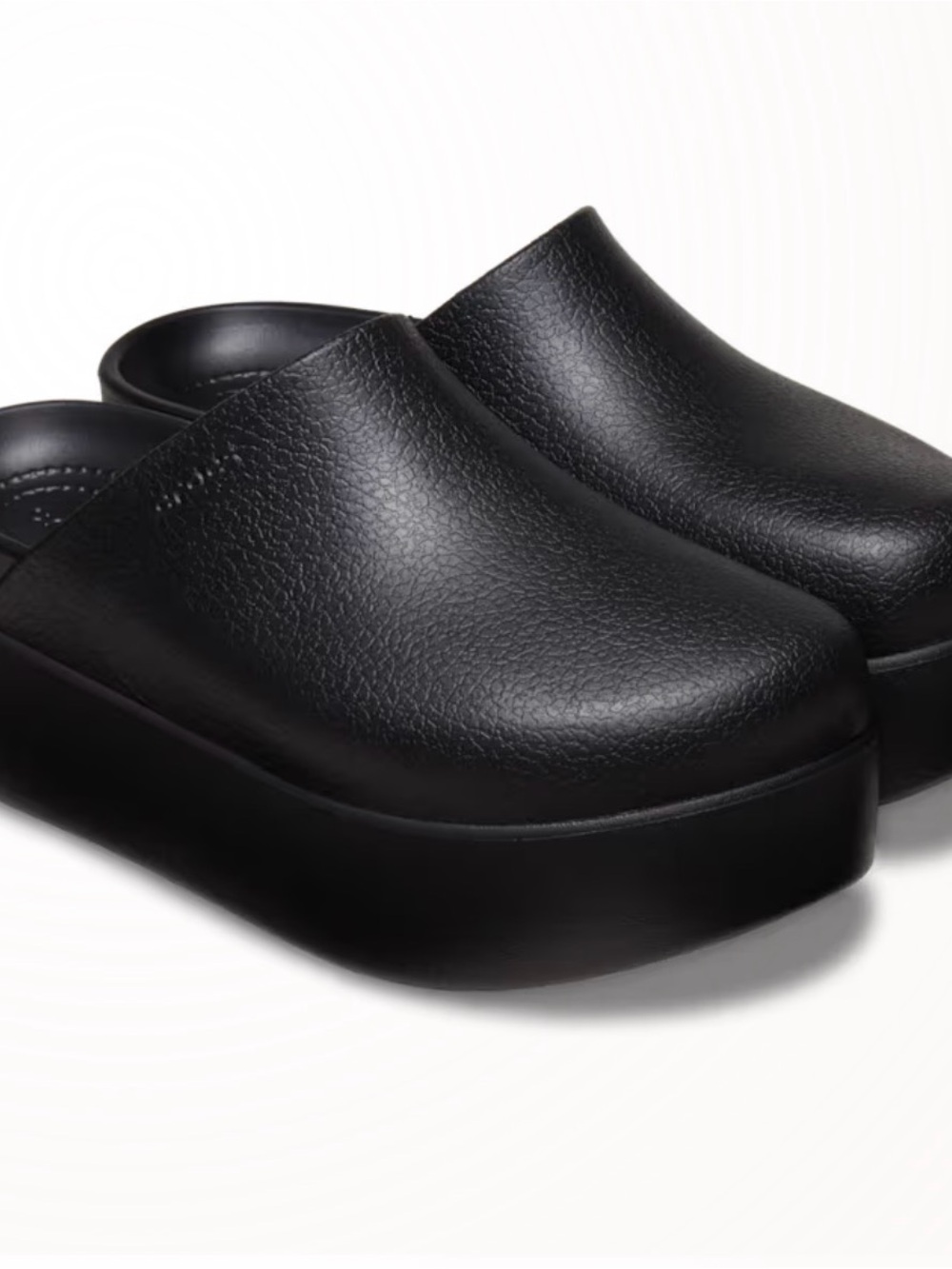 Dylan Platform Clog in Black - Picture 3 of 11
